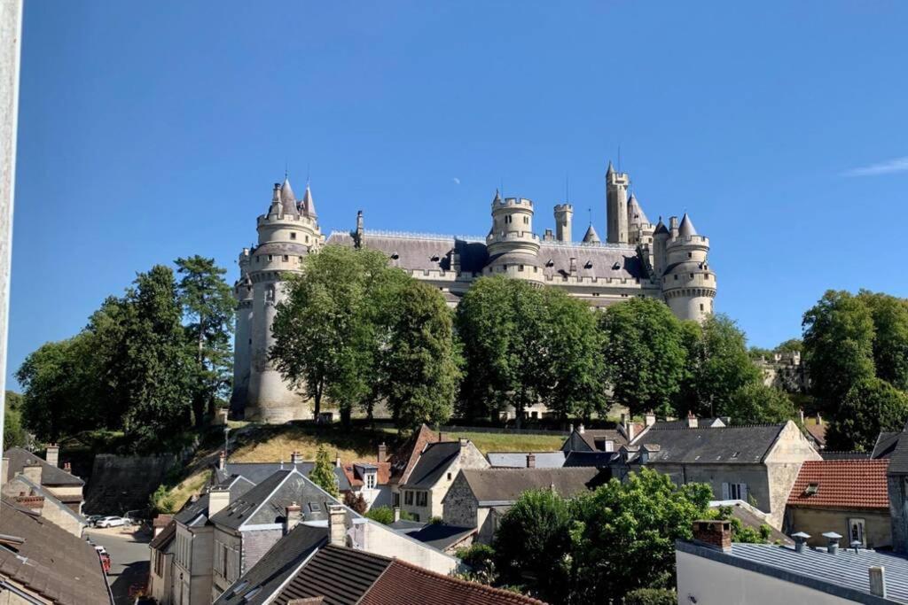 Appartement Vintage Avec Vue Sur Le Chateau Pierrefonds Eksteriør bilde